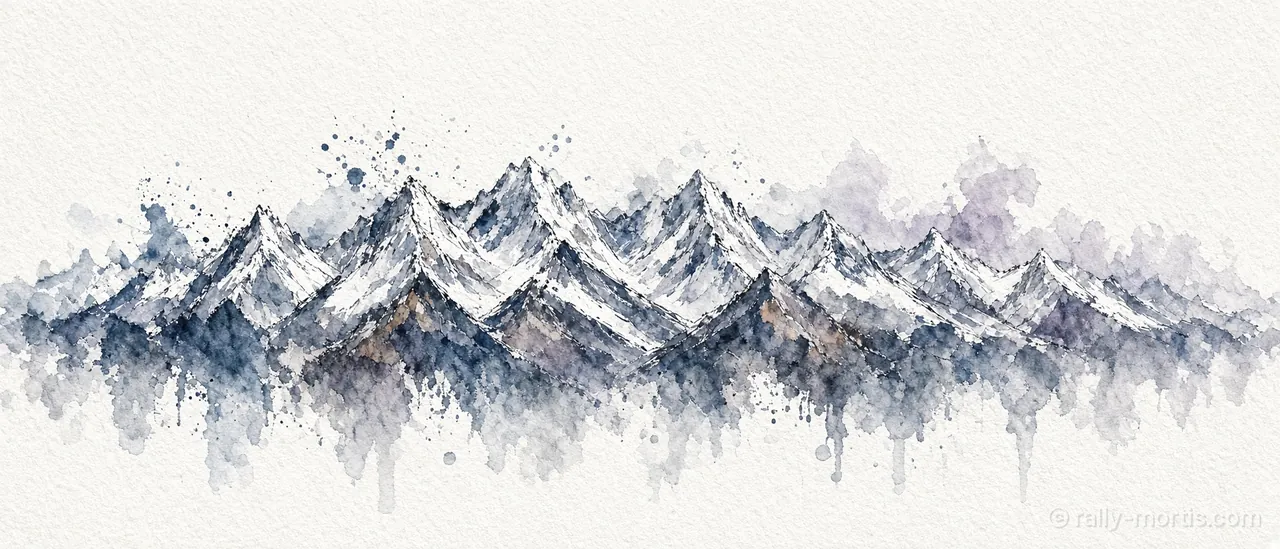 The snow-capped peaks of The Teeth