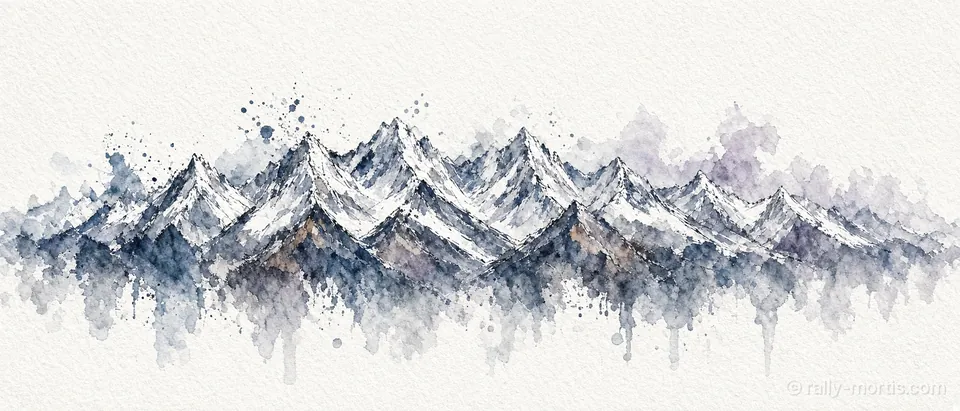 The snow-capped peaks of The Teeth