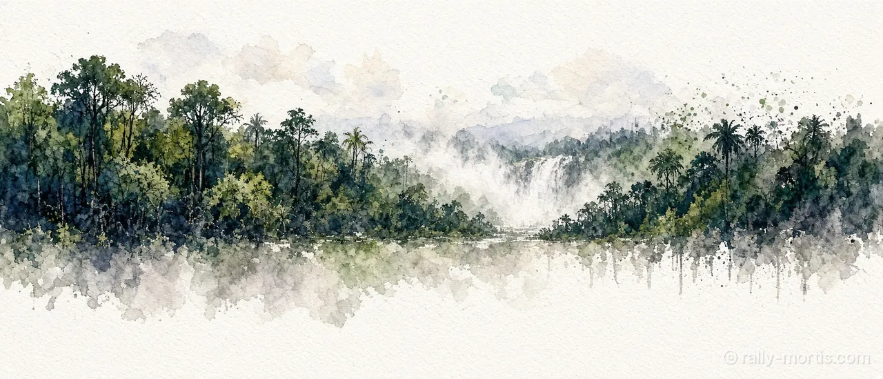 Jungle canopy and mist over Verdance